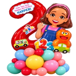 *Ms Rachel PERSONALIZED Any Age Balloon Column Kit